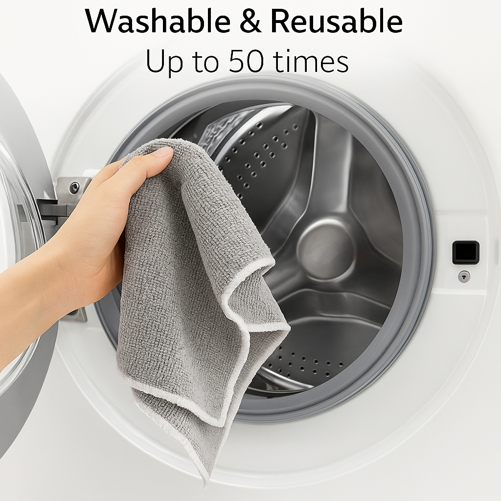 Velo™ Reusable Microfiber Cleaning roll