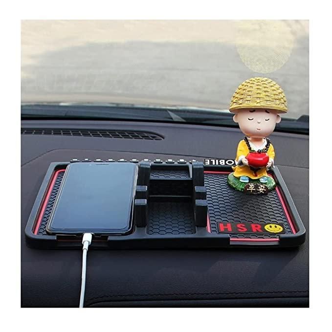 VeloGrip™ – 3-in-1 Car Dashboard Phone Holder with Silicone Grip