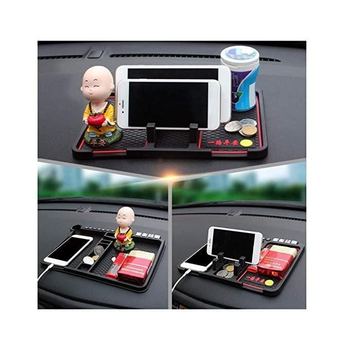 VeloGrip™ – 3-in-1 Car Dashboard Phone Holder with Silicone Grip