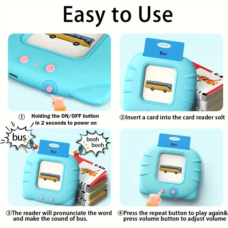 Velo™ Talking Flash Cards for Early Educational Learning Toy