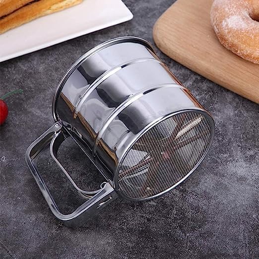 Velo™ Stainless Steel Flour Sifter/Atta Chhani for Baking