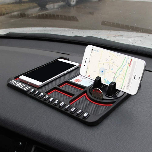 VeloGrip™ – 3-in-1 Car Dashboard Phone Holder with Silicone Grip