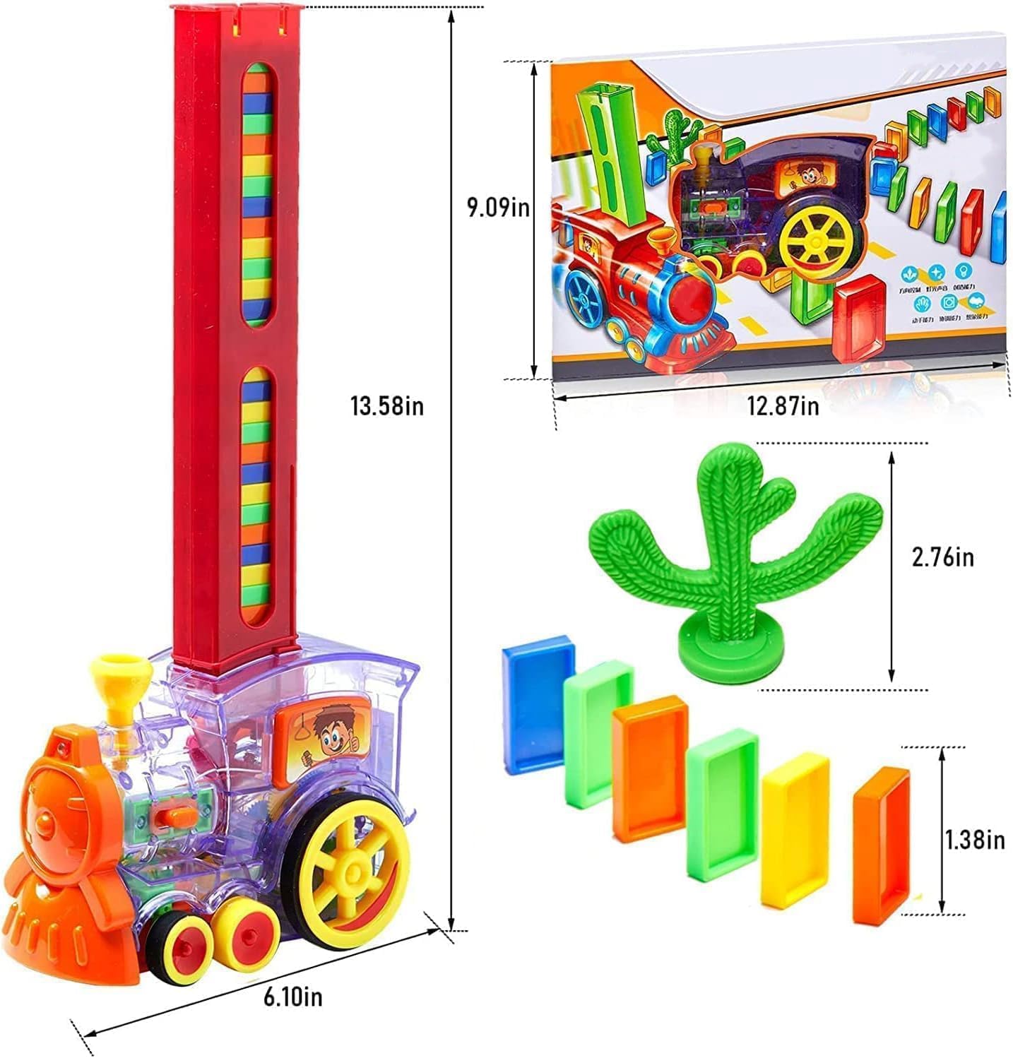 Colorful Domino Train Playset™