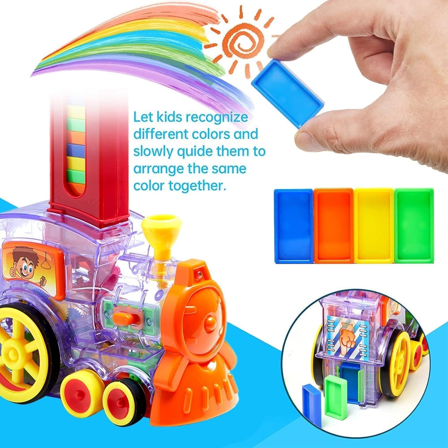 Colorful Domino Train Playset™