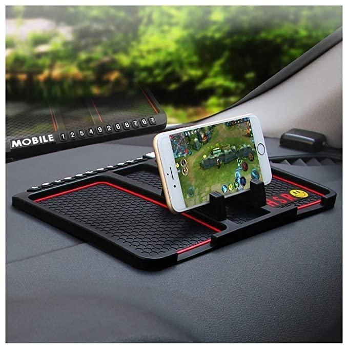 VeloGrip™ – 3-in-1 Car Dashboard Phone Holder with Silicone Grip