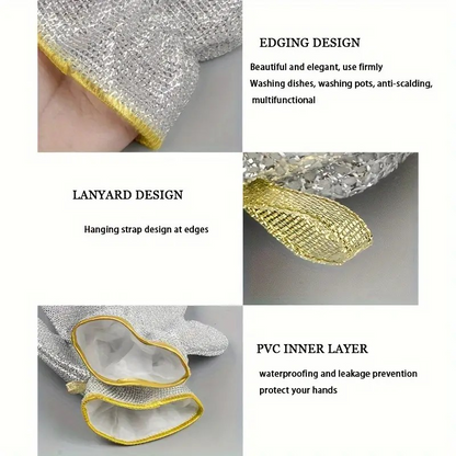 Eco-Friendly Scrubber Gloves(Pack of 2)