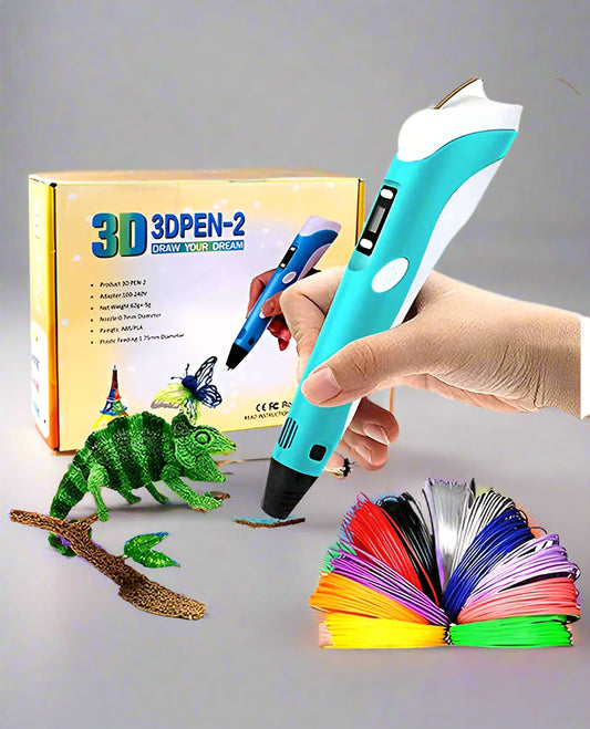 3D Printer Pen for Kids with PLA Filament | Perfect for DIY and Crafting (with USB Cable)