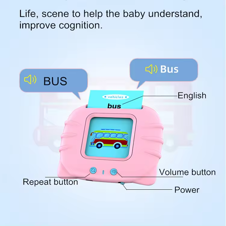 Velo™ Talking Flash Cards for Early Educational Learning Toy