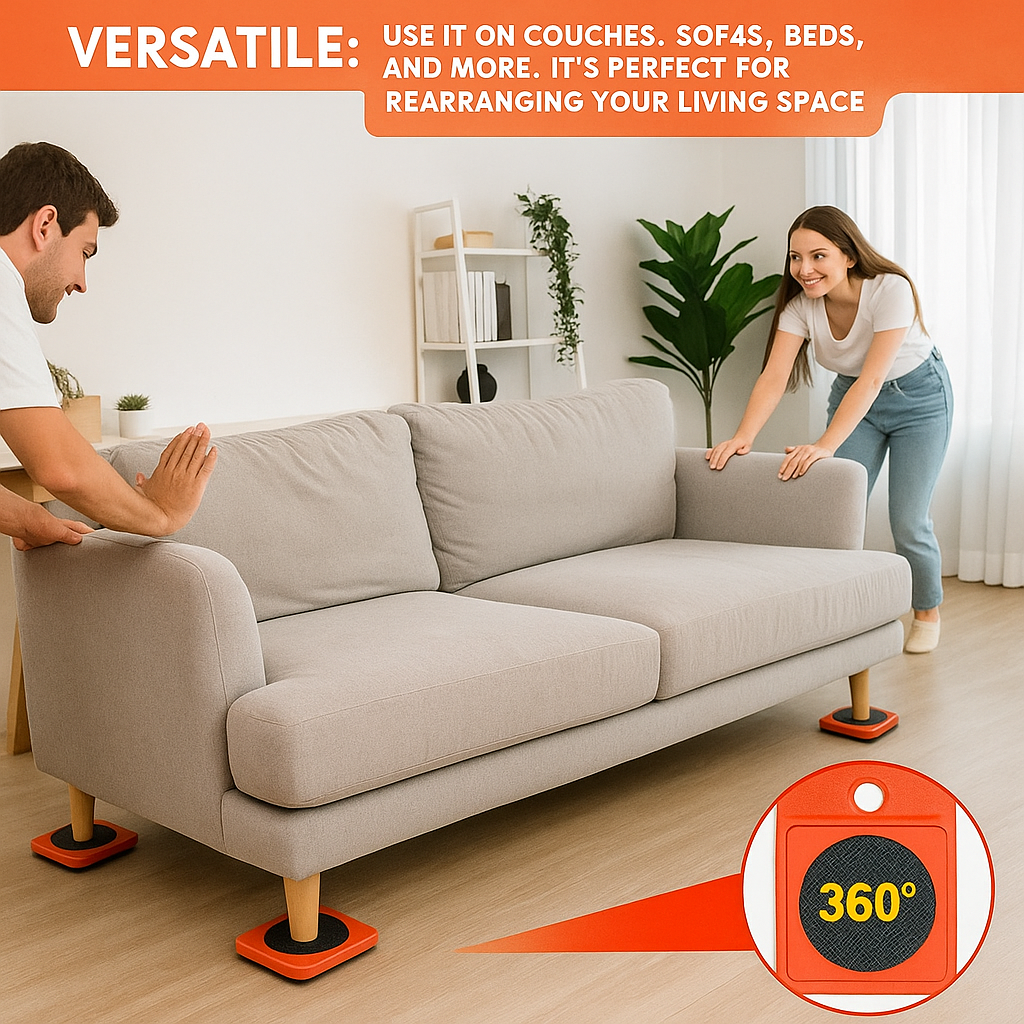 Heavy Furniture Lifter Tools with Sliders for Easy and Safe Shifting