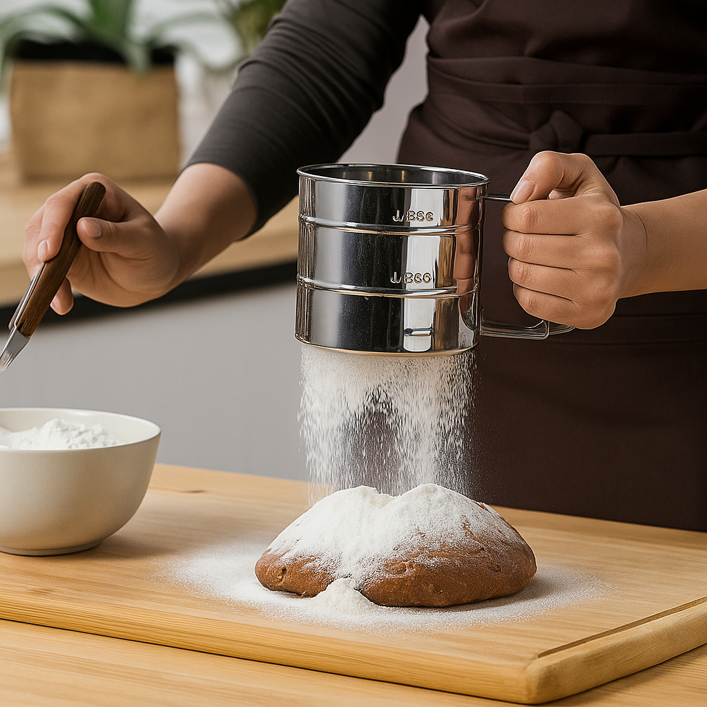 Velo™ Stainless Steel Flour Sifter/Atta Chhani for Baking
