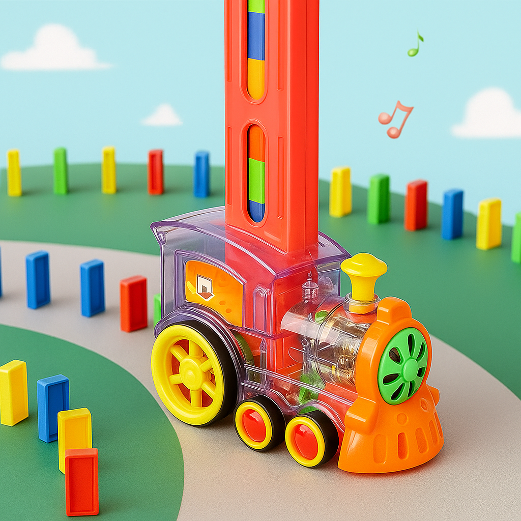 Velo™ Colorful Domino Train Playset