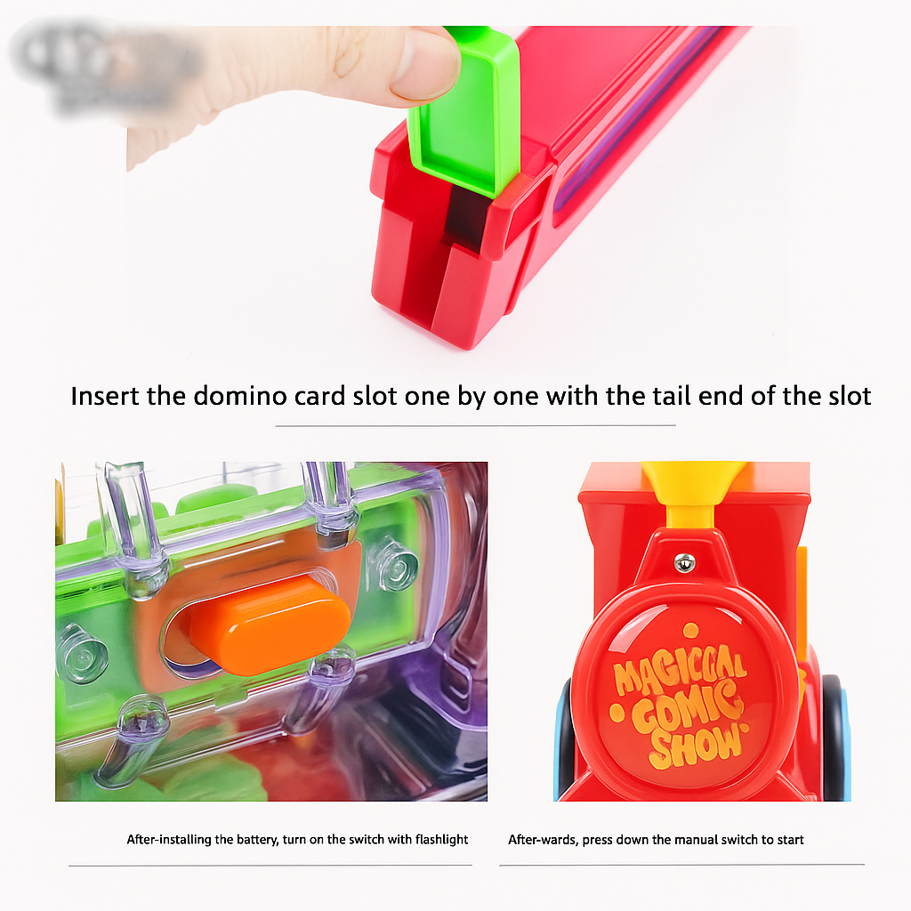 Velo™ Colorful Domino Train Playset