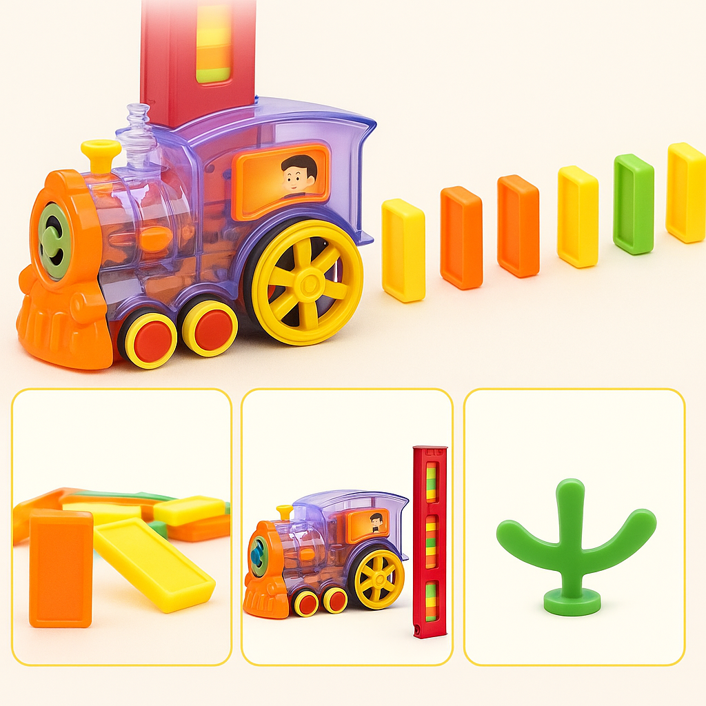 Velo™ Colorful Domino Train Playset