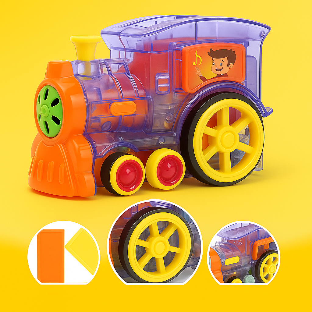 Velo™ Colorful Domino Train Playset