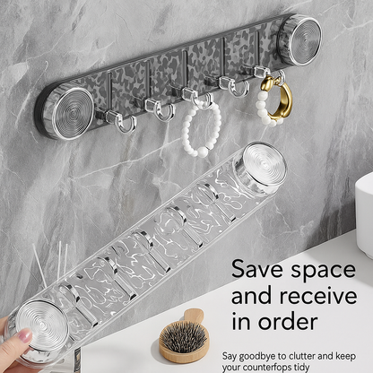 Velo™ Suction Wall Hook Rack with Crystal Design