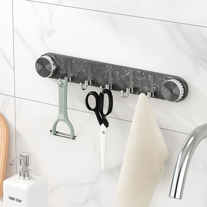Velo™ Suction Wall Hook Rack with Crystal Design