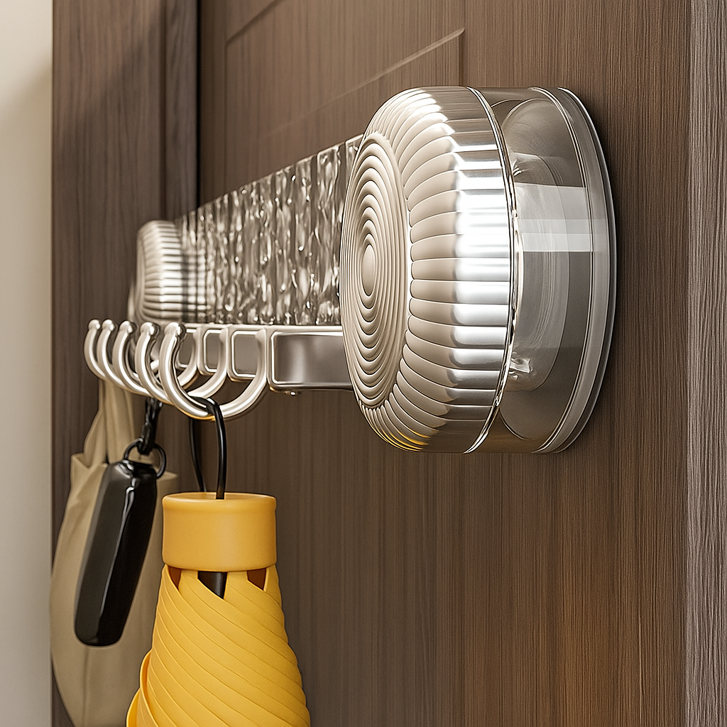 Velo™ Suction Wall Hook Rack with Crystal Design