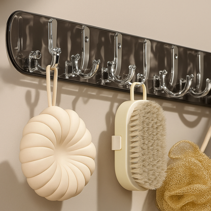Velo™ Suction Wall Hook Rack with Crystal Design
