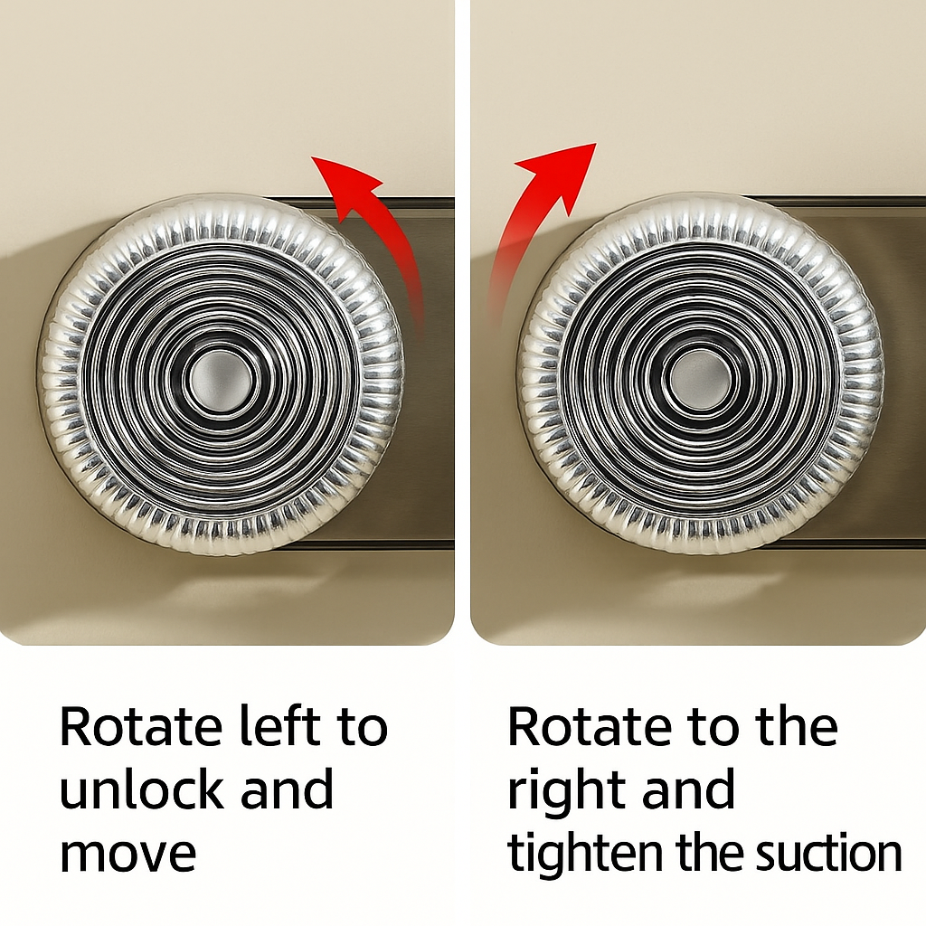 Velo™ Suction Wall Hook Rack with Crystal Design