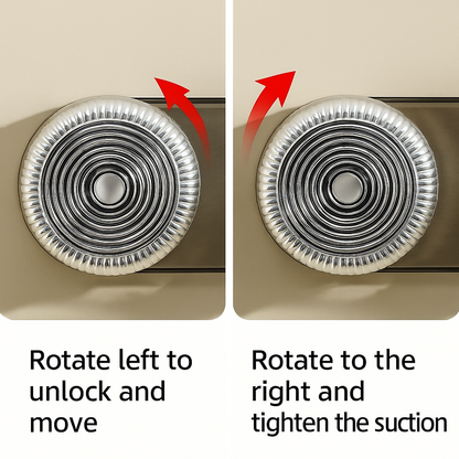 Velo™ Suction Wall Hook Rack with Crystal Design
