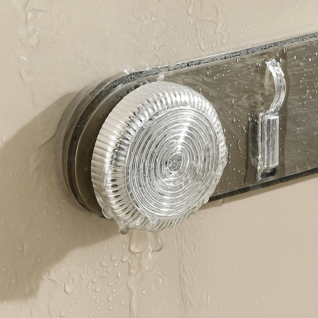 Velo™ Suction Wall Hook Rack with Crystal Design