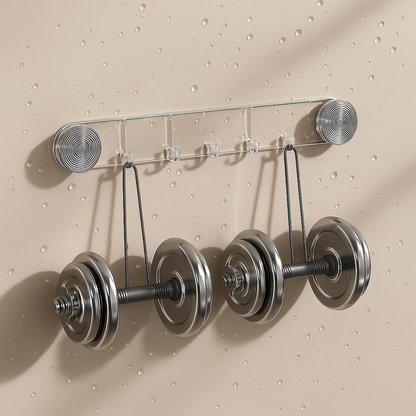 Velo™ Suction Wall Hook Rack with Crystal Design