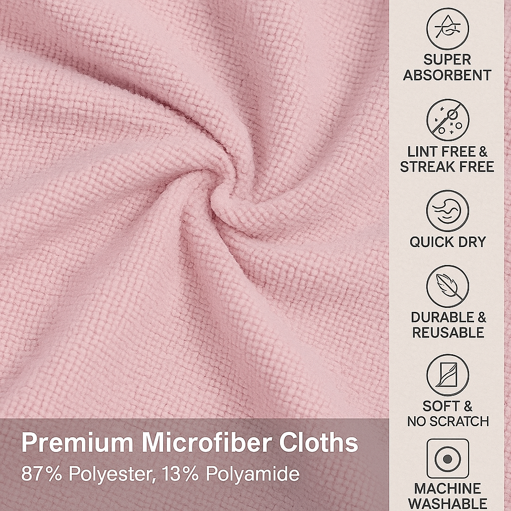 Velo™ Reusable Microfiber Cleaning roll.
