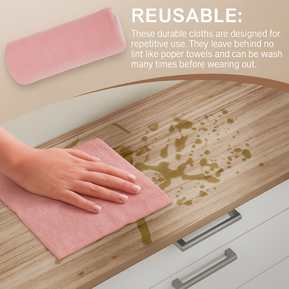 Velo™ Reusable Microfiber Cleaning roll