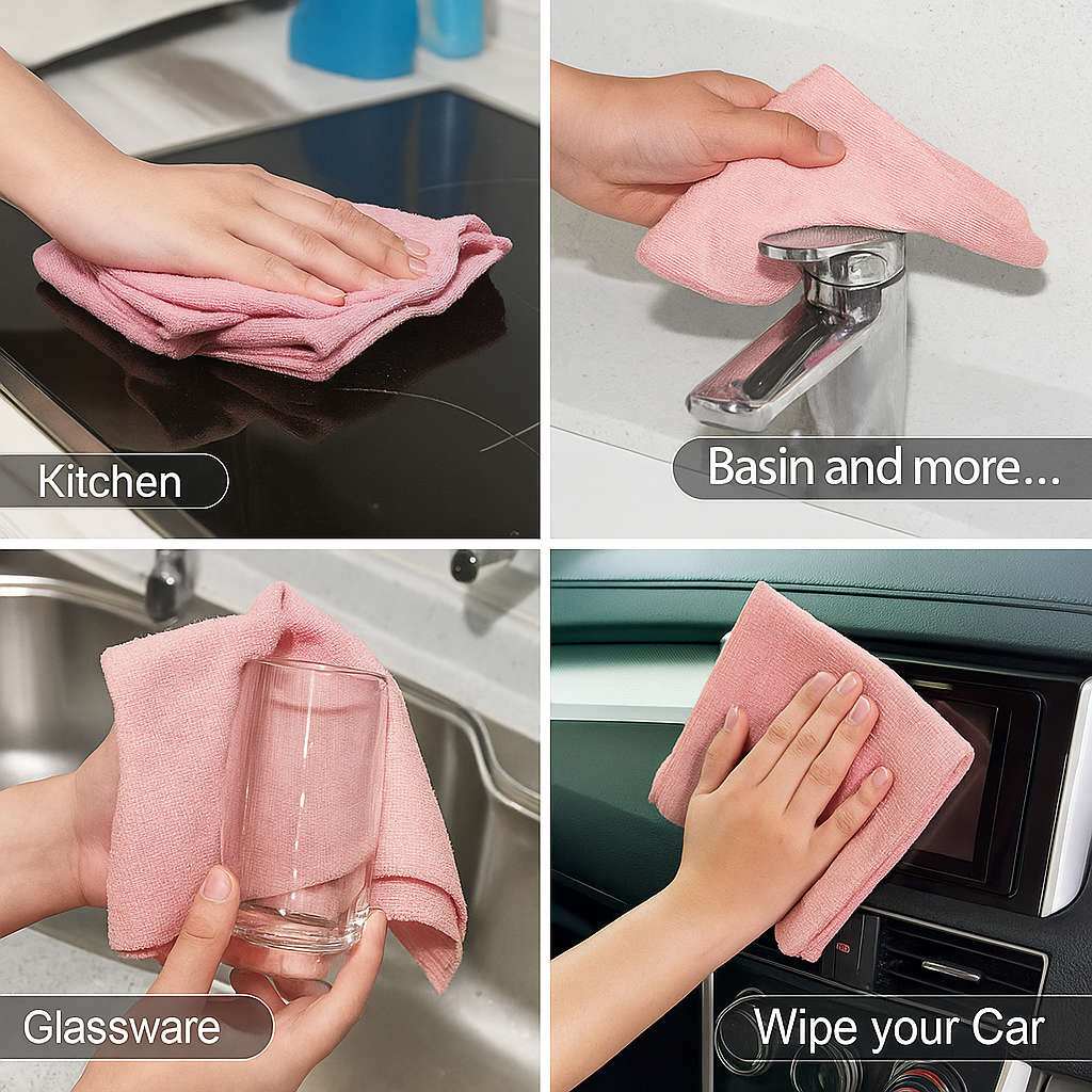 Velo™ Reusable Microfiber Cleaning roll