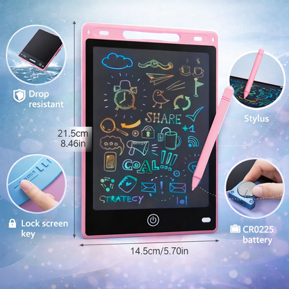 Multicolor Digital LCD Drawing Pad for Kids