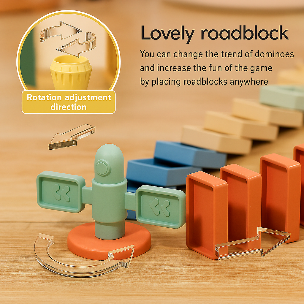 Velo™ Colorful Domino Train Playset