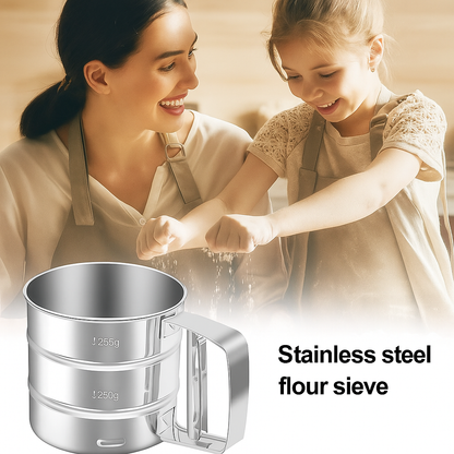 Velo™ Stainless Steel Flour Sifter/Atta Chhani for Baking