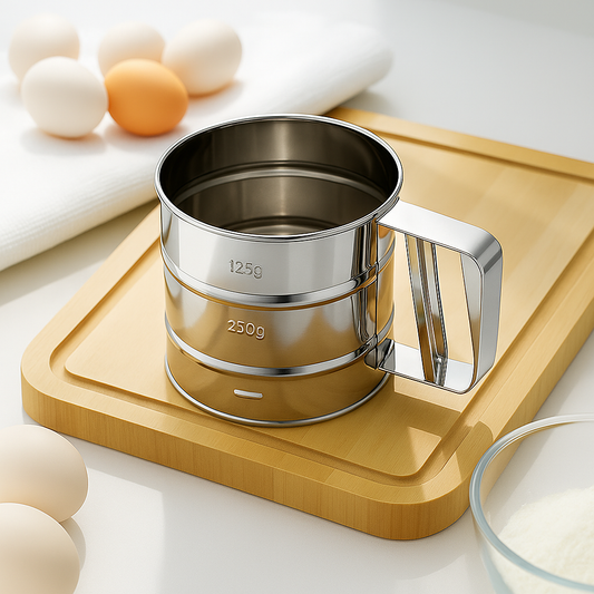 Velo™ Stainless Steel Flour Sifter/Atta Chhani for Baking