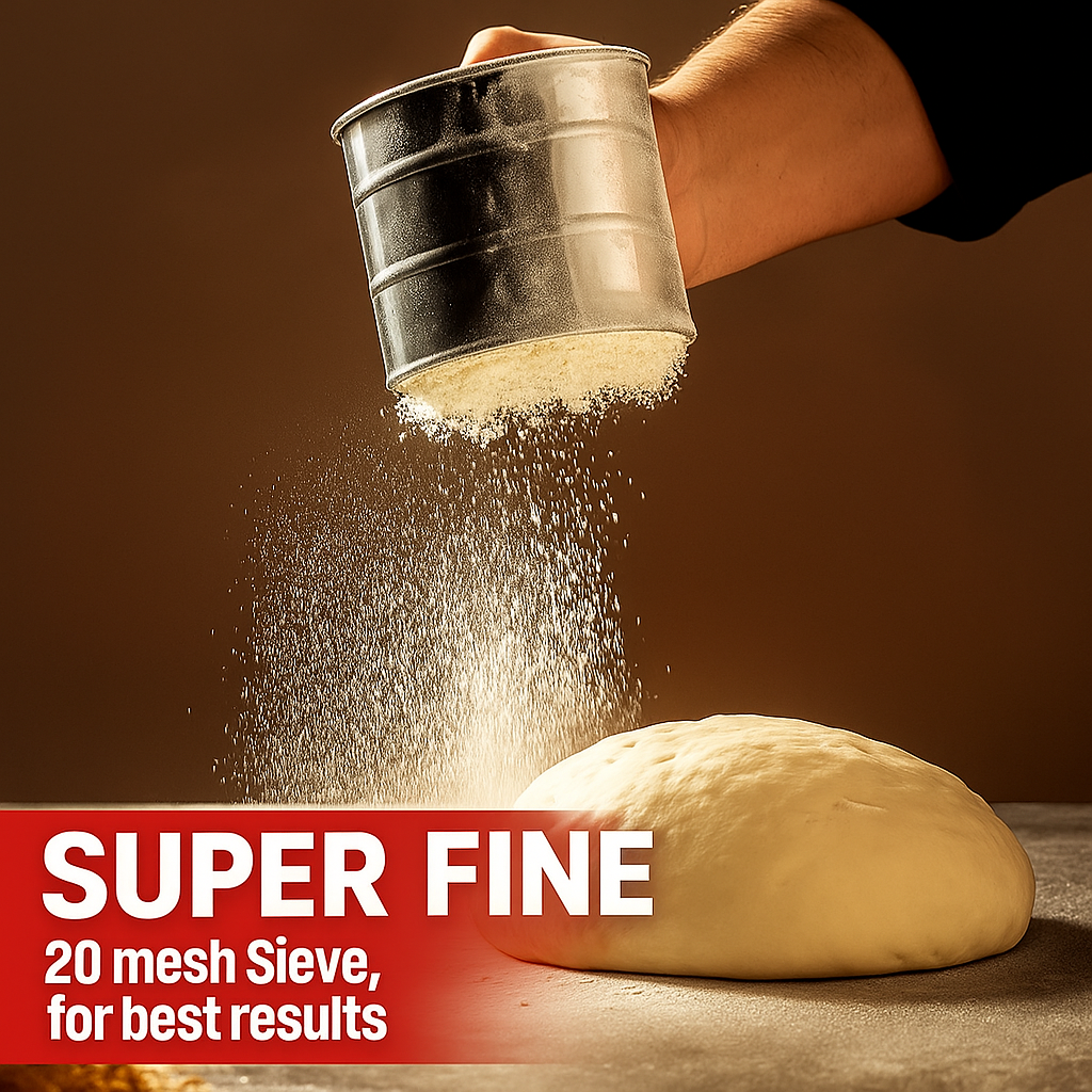 Velo™ Stainless Steel Flour Sifter/Atta Chhani for Baking