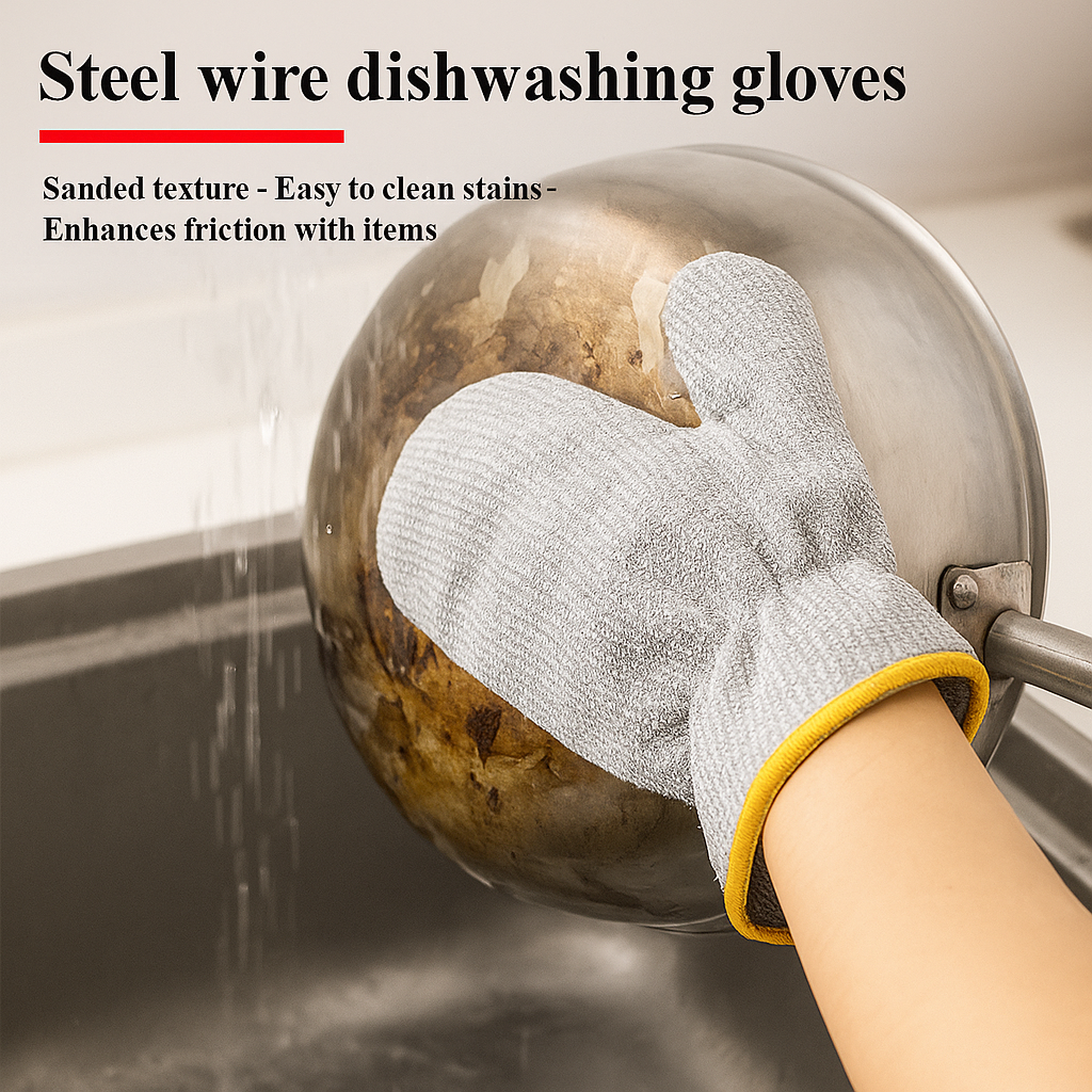 Eco-Friendly Scrubber Gloves(Pack of 2)
