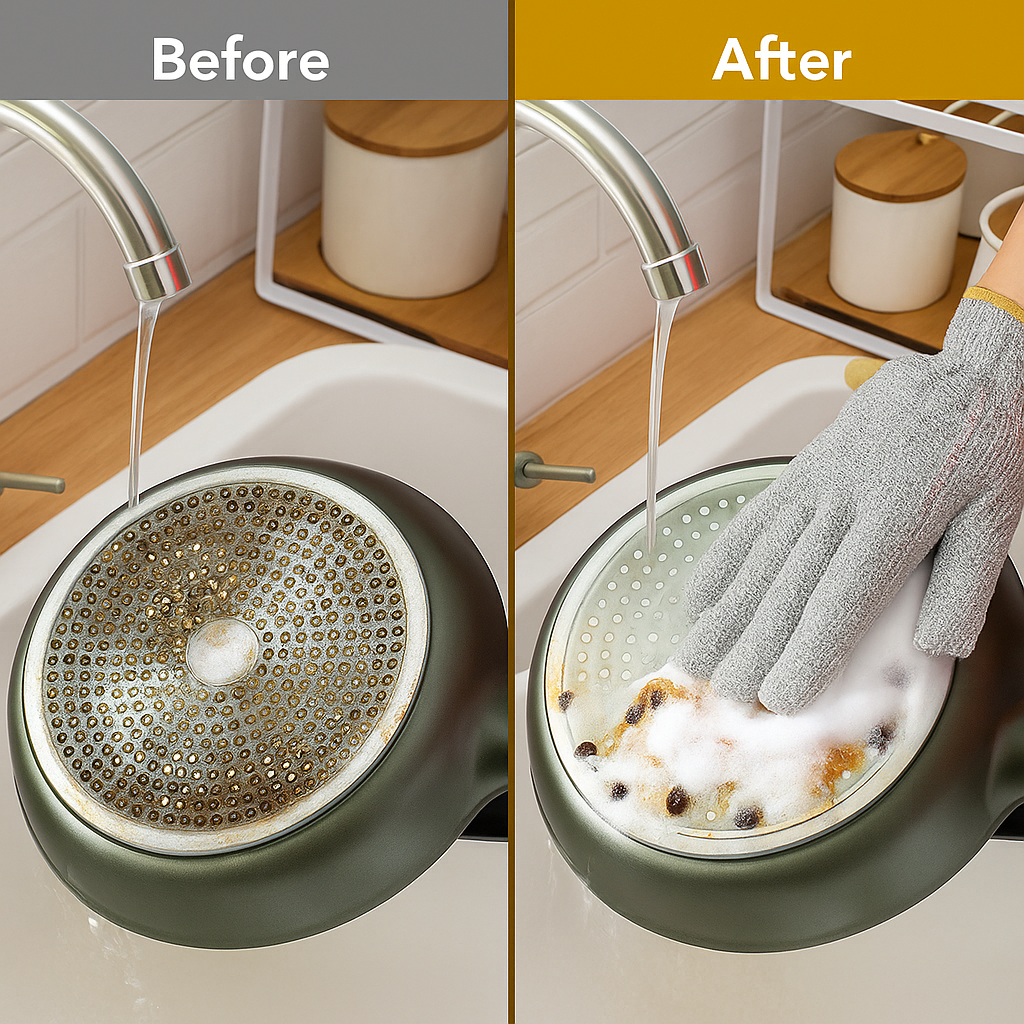 Eco-Friendly Scrubber Gloves(Pack of 2)