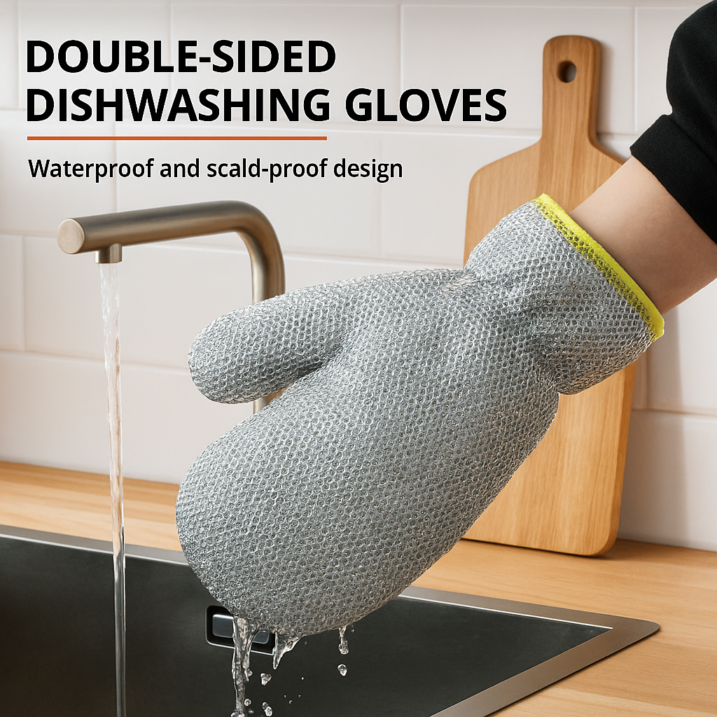 Eco-Friendly Scrubber Gloves(Pack of 2)