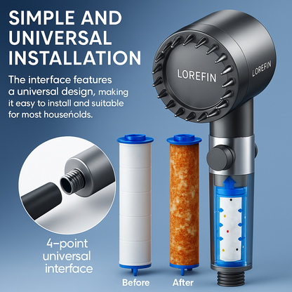 High Pressure multiple spray modes shower