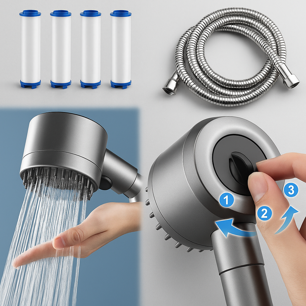 High Pressure multiple spray modes shower