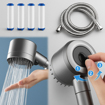High Pressure multiple spray modes shower