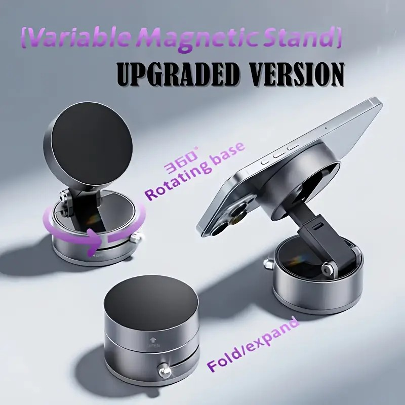 Vacuum Magnetic Suction Phone Holder